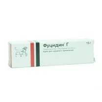 Фуцидин Г крем д/наружн. прим., 15г