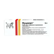 Фуцикорт крем д/наружн. прим., 15г