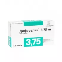 Диферелин лиофилизат д/пригот.сусп. д/инъекций 3,75мг, №1