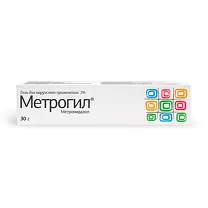 Метрогил гель д/наружн. прим. 1%, 30г Юник Фармасьютикал Лабораториз