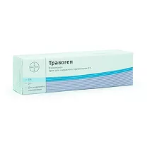 Травоген крем д/наружн. прим. 1%, 20г, Байер