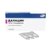 Далацин суппозитории ваг. 100мг, №3 с аппликатором