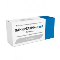 Панкреатин-Лект таблетки покрыт.кишечнораств.об., №60