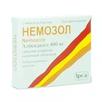 Немозол таблетки покрыт. п/о 400мг, №1
