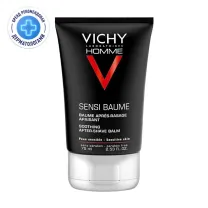 Vichy Homme Sensi Baume Смягчающий бальзам после бритья для мужчин, 75мл