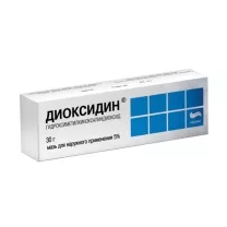 Диоксидин мазь д/наружн. прим. 5%, 30г