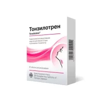 Тонзилотрен таблетки для рассасывания гомеопатические, №60