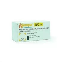 Кеппра таблетки покрыт. п/о 500мг, №60