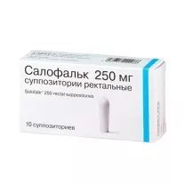 Салофальк суппозитории рект. 250мг, №10