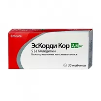 ЭсКорди Кор таблетки 2,5мг, №30