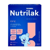 Nutrilak Premium Пре молочная смесь для недоношенных и маловесных детей (0+), 350г