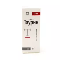Таурин капли глазные 4%, 10мл