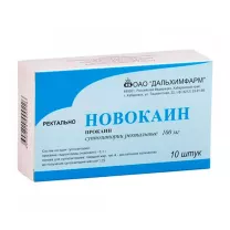Новокаин суппозитории рект. 100мг, №10